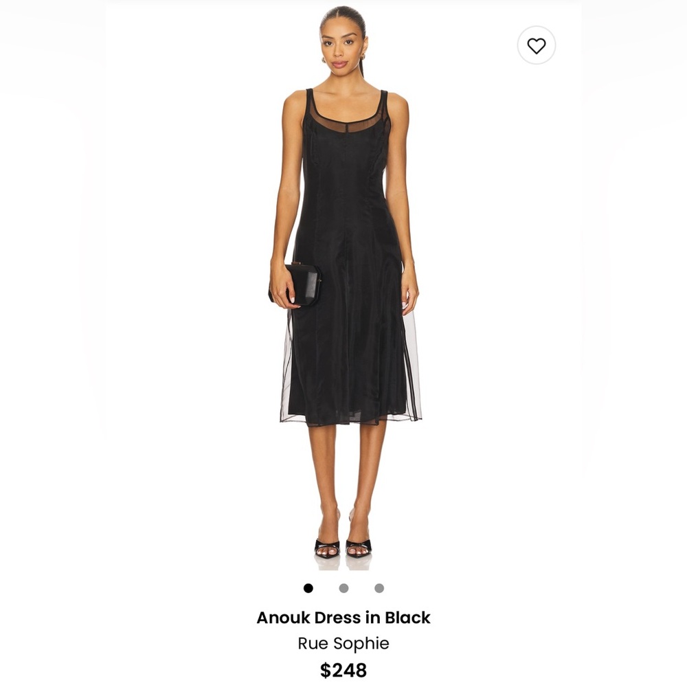 Rue Sophie Anouk Midi Dress in Black